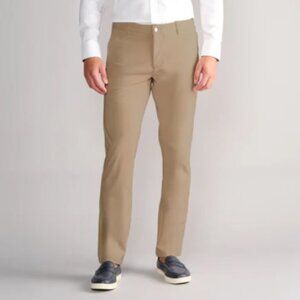 Twillory  Mens Technical Fabric Pants- Khaki- Trim Fit- 32x32